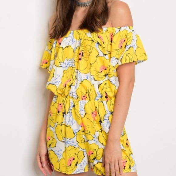 HAPPY VIBES ROMPER - Picture 1 of 3